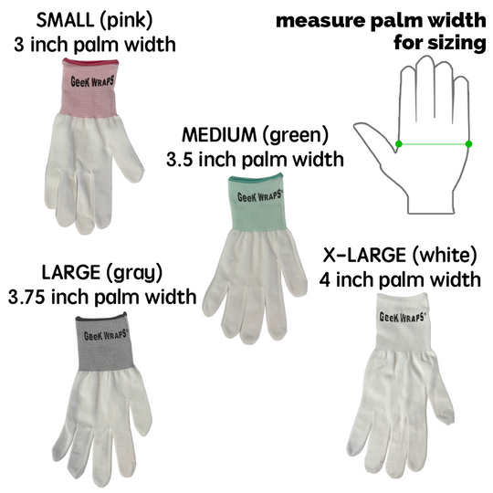 Geek Wraps Wrap Gloves - 6 pack